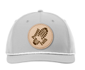 Leather Patch Logo Rope Hat
