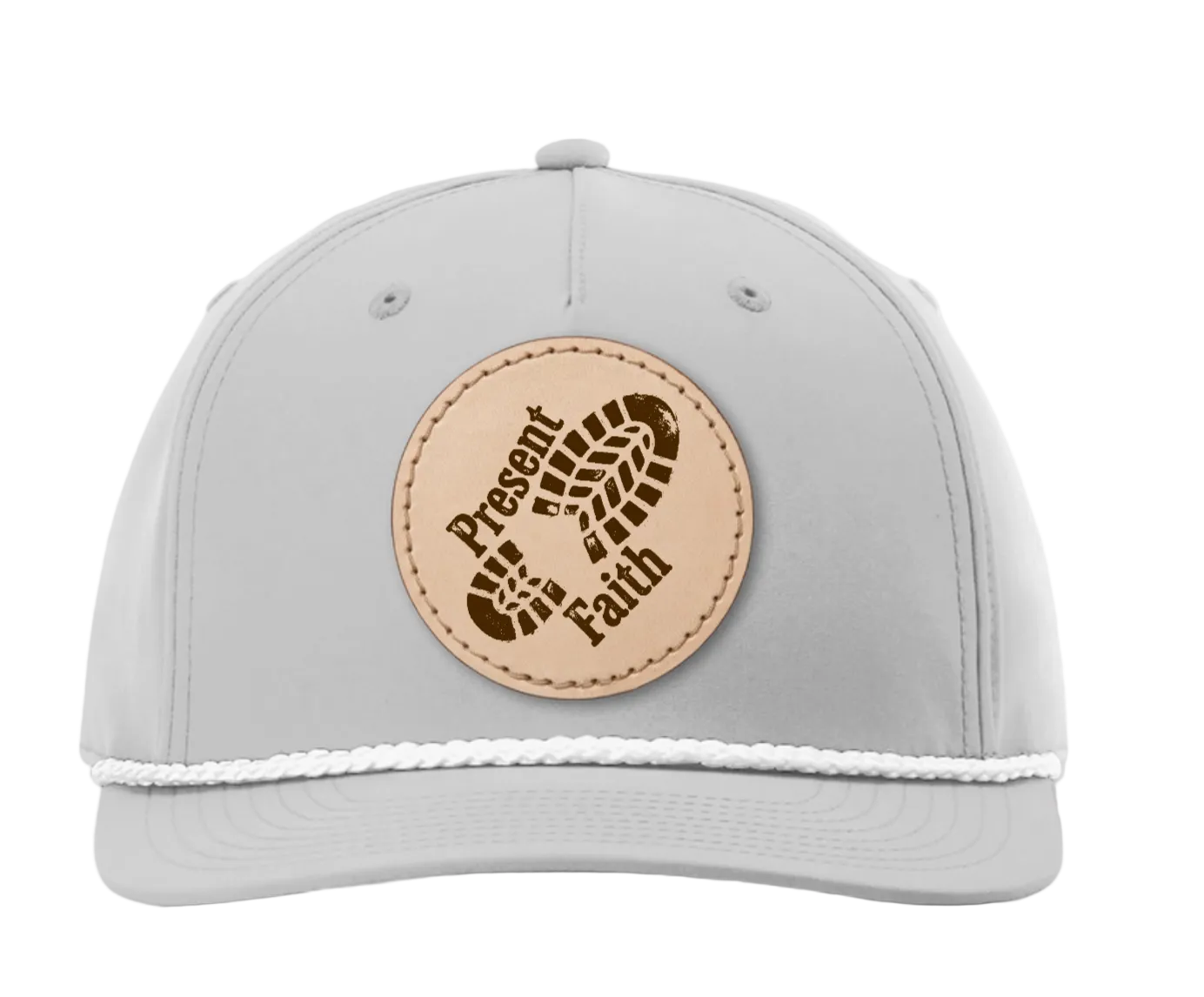 Leather Patch Logo Rope Hat