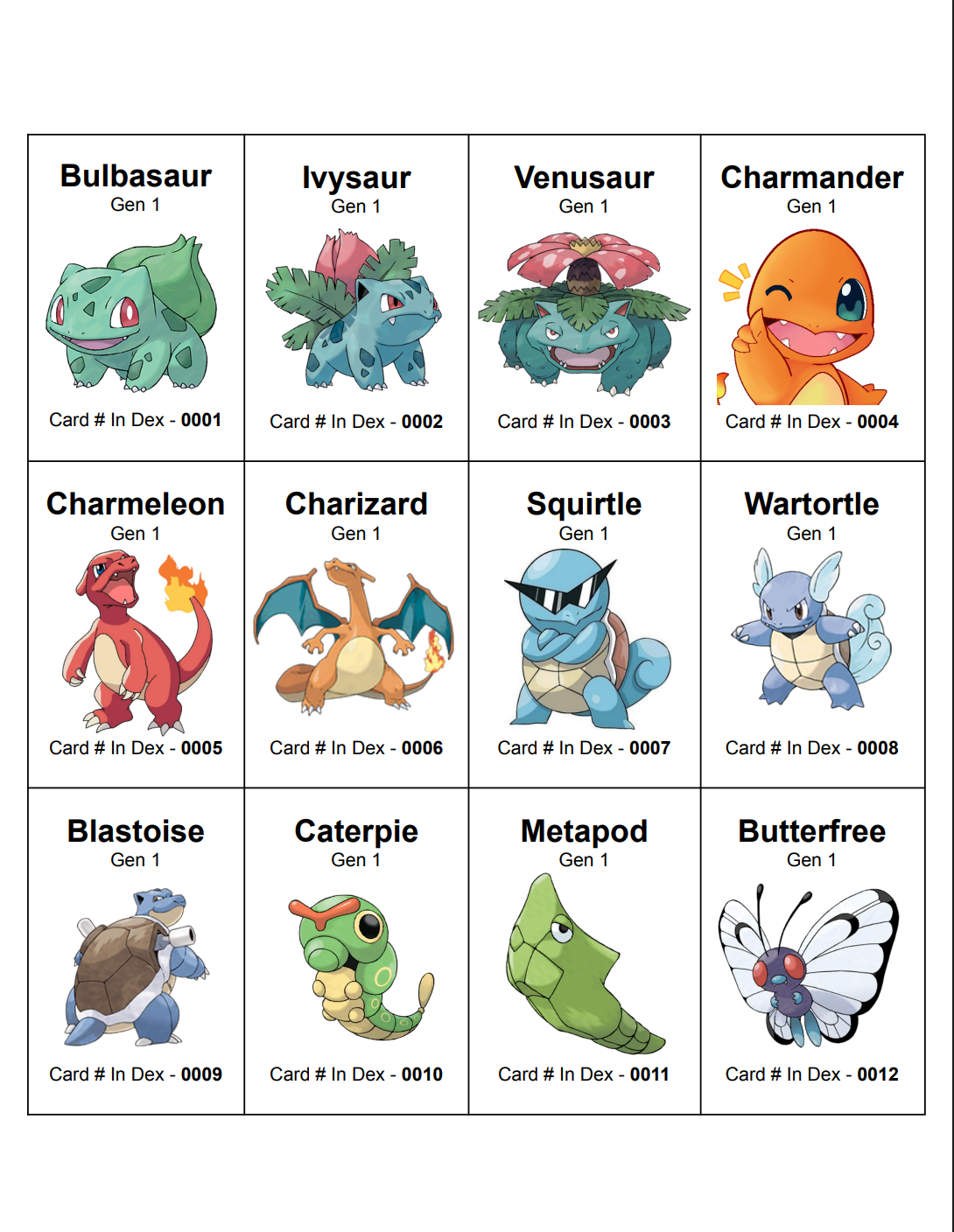 National Pokedex Binder Placeholders